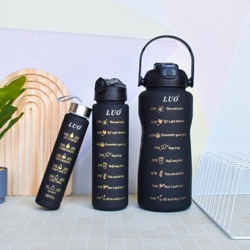 Combo x3 - Botellas Motivacionales DOBLE PICO - Imagen 2