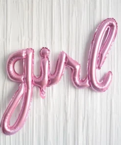 Globos Frase Girl
