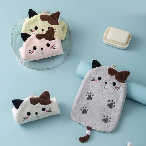 Toalla para Manos cute Cat