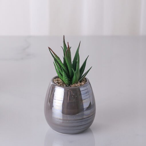 Maceta Nacar Gris