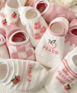 Soquetes Peach Pink