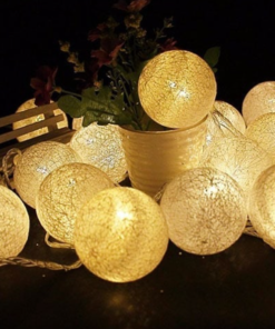 Bolas hilo luz Blancas