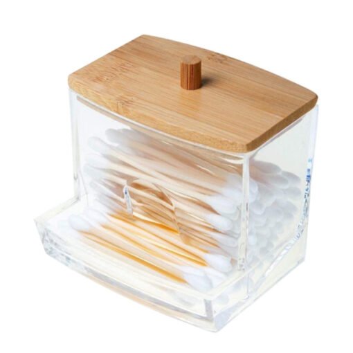 Organizador Hisopos - Tapa Madera - Imagen 2
