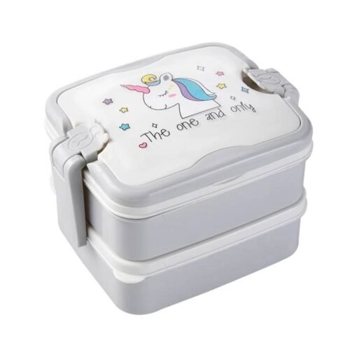 Vianda 2 pisos -  Unicornio y Estrellas - Imagen 3