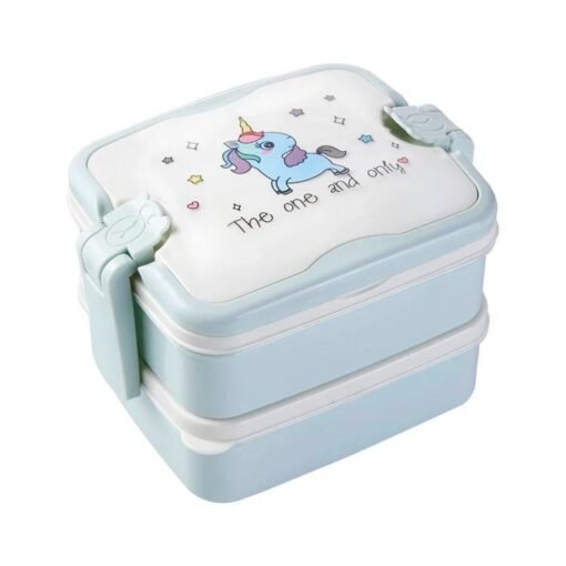 Vianda 2 pisos -  Unicornio y Estrellas - Imagen 5