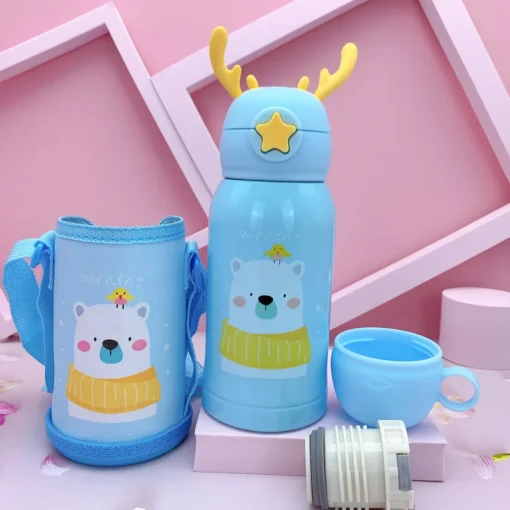 Termo Animalitos Doble Pico + Funda - Imagen 5