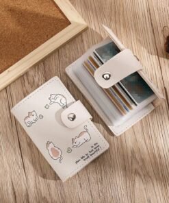 Tarjetero con Broche - cute animal