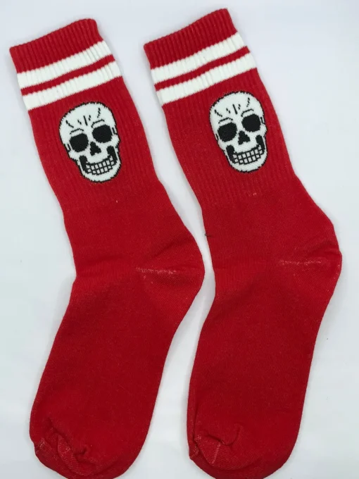 Medias 3/4 - Calavera (Rojo)