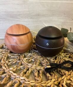 Humidificador - Simil madera - Redondo