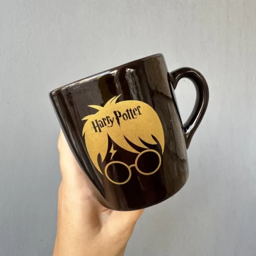 Taza Chula  Harry Potter - GOLD