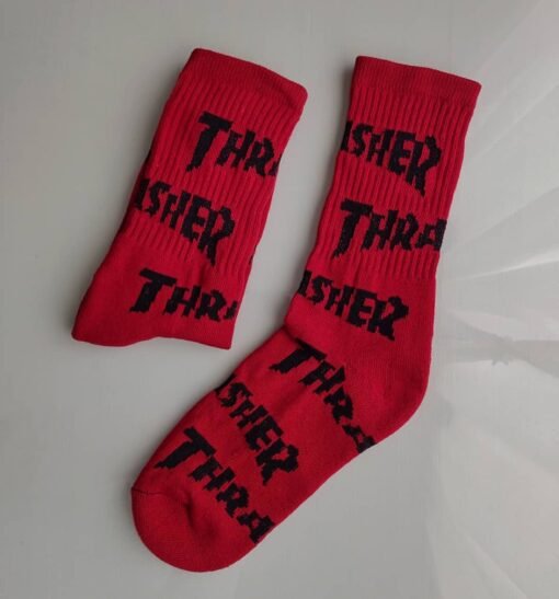 Medias 3/4 - Thrasher (Roja)