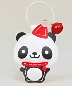 Adorno Panda Navideño x4