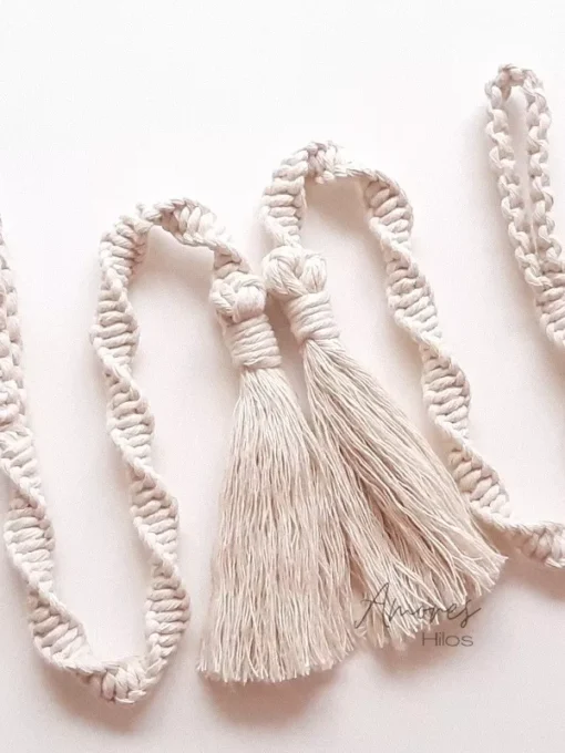 Sujeta Cortinas de Macrame
