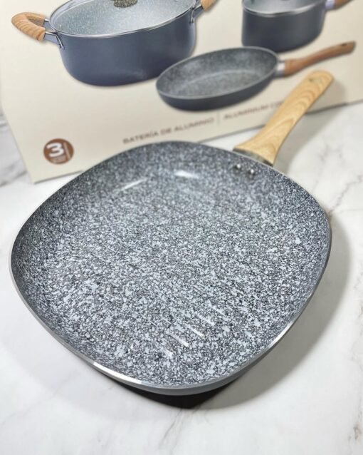 Bateria de Cocina 5 Pzs GRANITO -Hudson - Imagen 5
