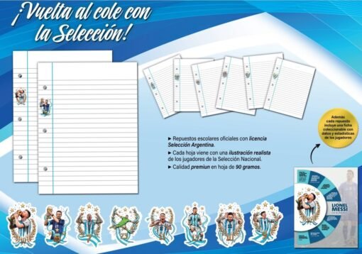 Block 480 hjs RAYADAS - Seleccion Argentina Oficial - Imagen 8