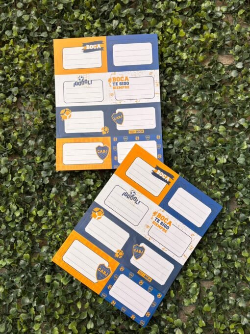 Etiquetas Escolares Licencia Oficial  - Boca