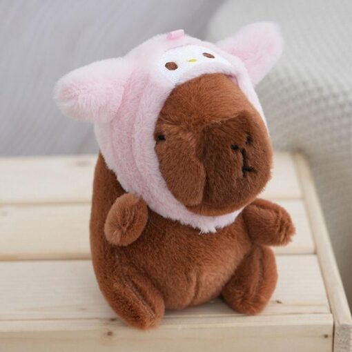 Peluche Capybara con manta y accesorios - Imagen 11