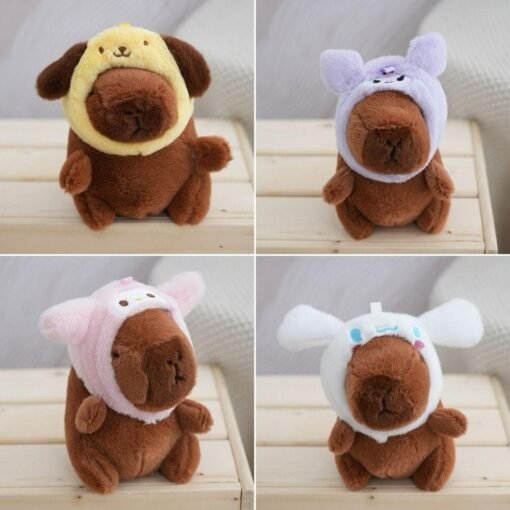 Peluche Capybara con manta y accesorios - Imagen 4