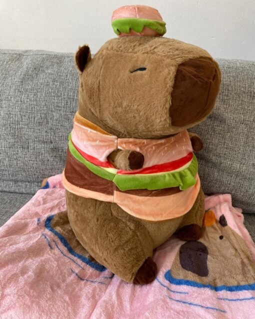 Peluche Capybara con manta y accesorios - Imagen 7