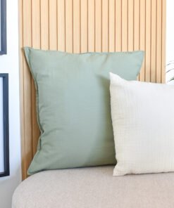 Funda de Amohadon Tusor Verde 50*50