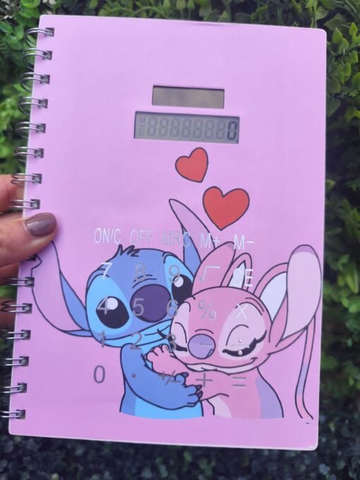Cuaderno Anillado + Calculadora Stitch - Imagen 2