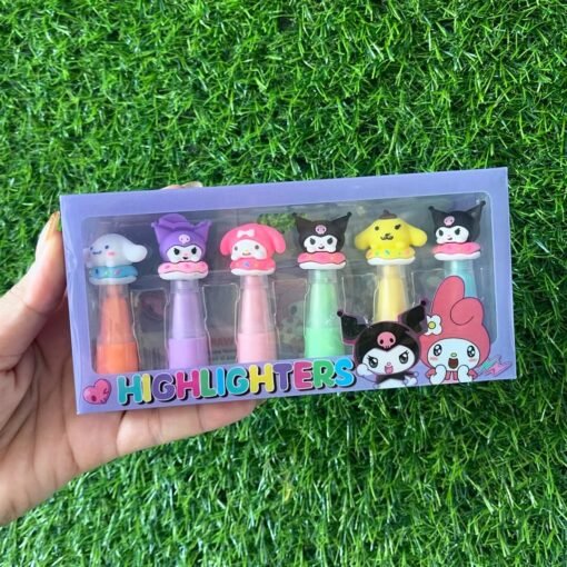 Box de Resaltadores Kuromi x6